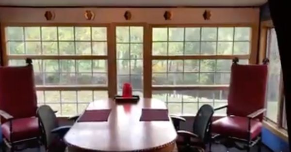 Video view from the window lounge at Obscenic Arts